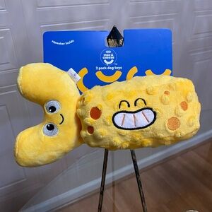 GMASON Brand New Kraft Mac & Box Plush  With clinker & squeaker